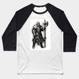 Drawn Knight Baseball T-Shirt